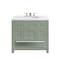 James Martin Vanities Breckenridge 36in Single Vanity, Smokey Celadon w/ 3 CM Arctic Fall Top 330-V36-SC-3AF - alternate 1